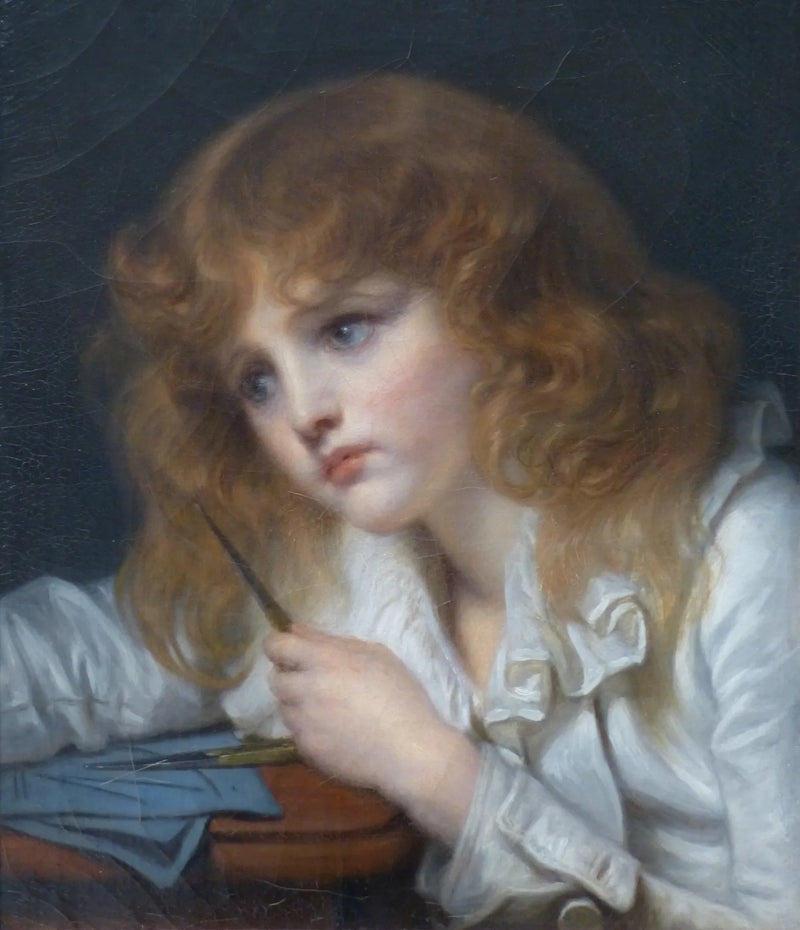 Il piccolo matematico - Jean-Baptiste Greuze