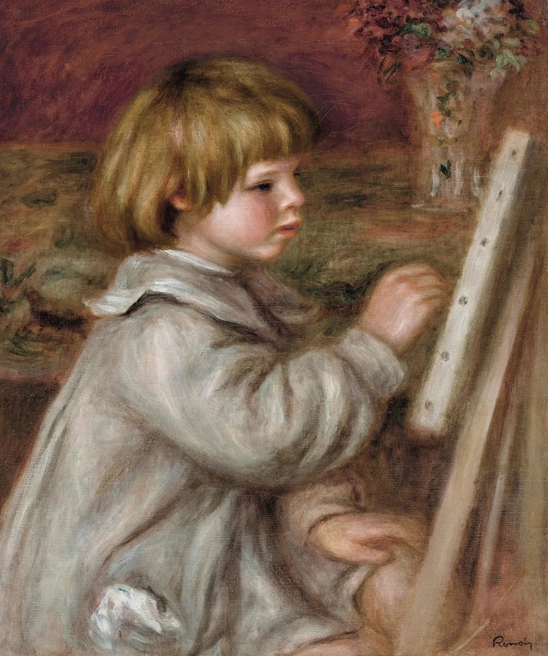 Il piccolo pittore (Claude Renoir) - Pierre-Auguste Renoir