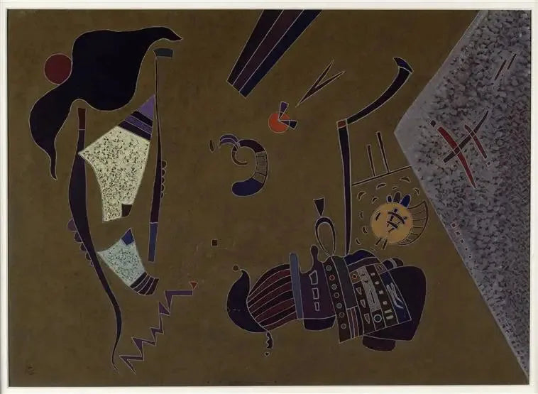 Le Petit Rond rouge - Vassily Kandinsky image 1 tableau peint à l’huile sur toile