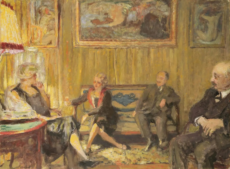 Il Piccolo Salone via di Napoli - Édouard Vuillard