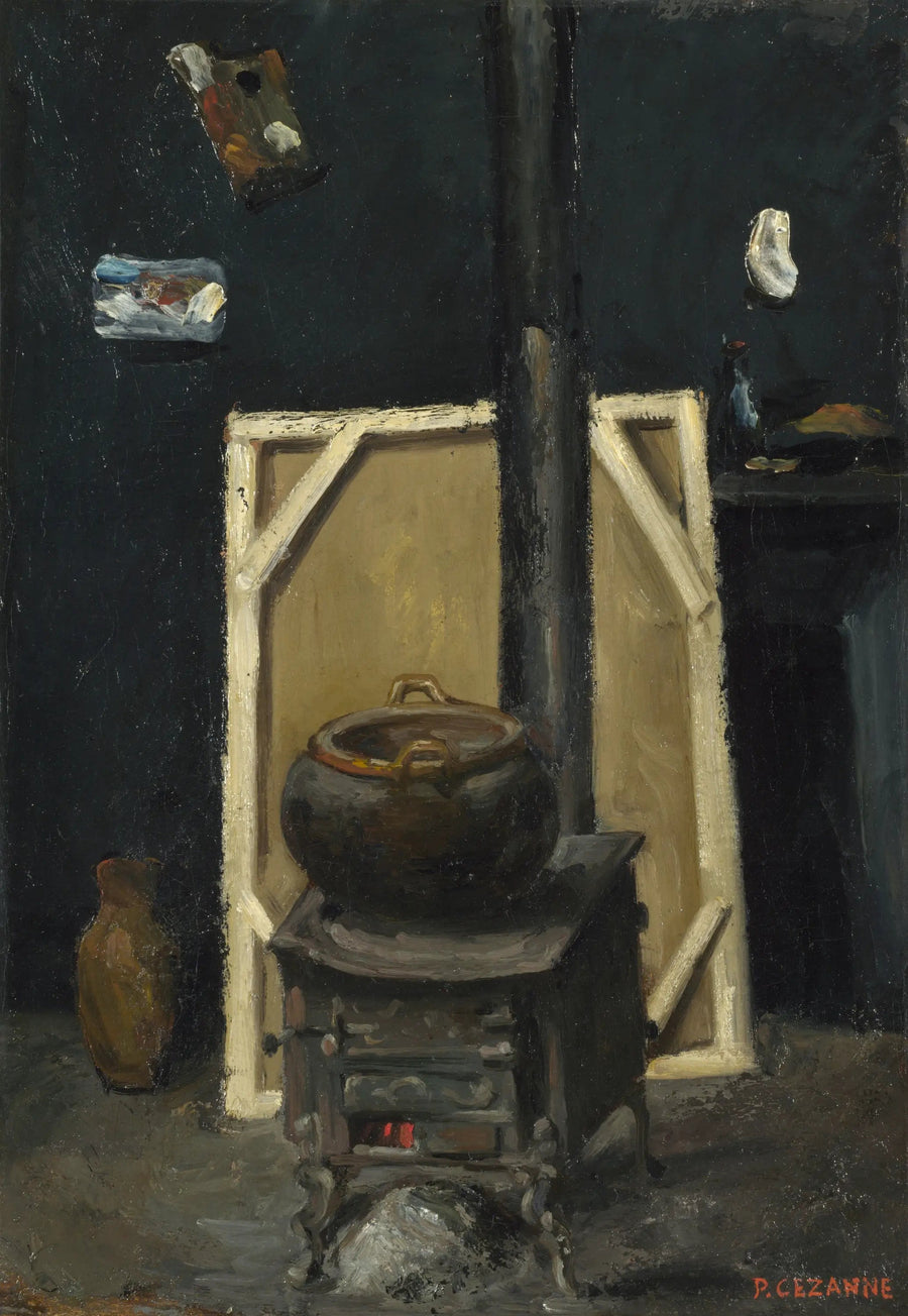 La Stufa dell'atelier - Paul Cézanne