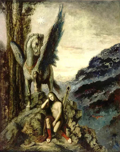 Il poeta viaggiatore - Gustave Moreau