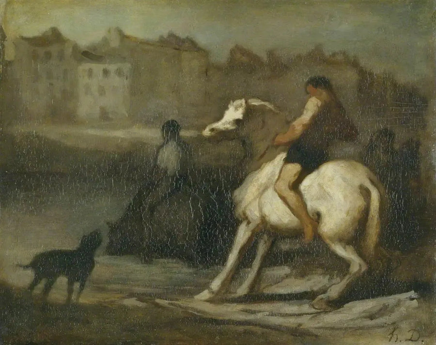Il punto d'acqua - Honoré Daumier