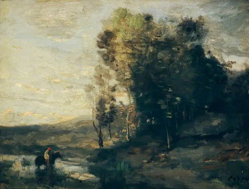 Il punto d'acqua - Jean-Baptiste Camille Corot