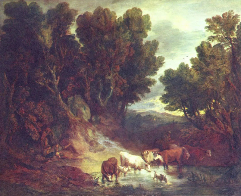Il punto d'acqua - Thomas Gainsborough