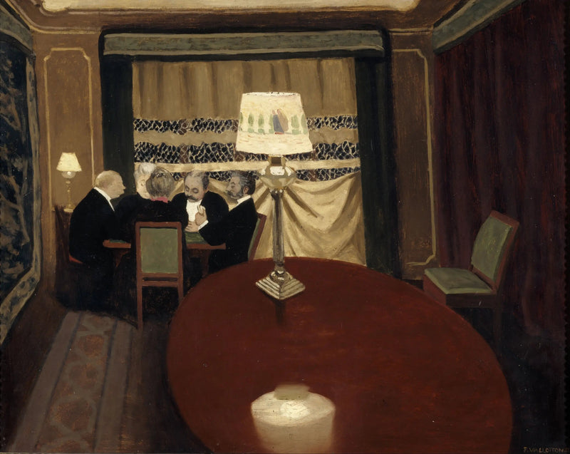 Il Poker - Félix Vallotton