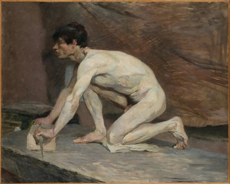 Il lucidatore di marmo - Henri de Toulouse-Lautrec