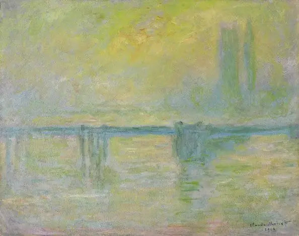 Il Ponte di Charing-Cross, nebbia - Claude Monet