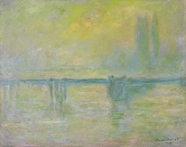 Il Ponte di Charing-Cross, nebbia - Claude Monet