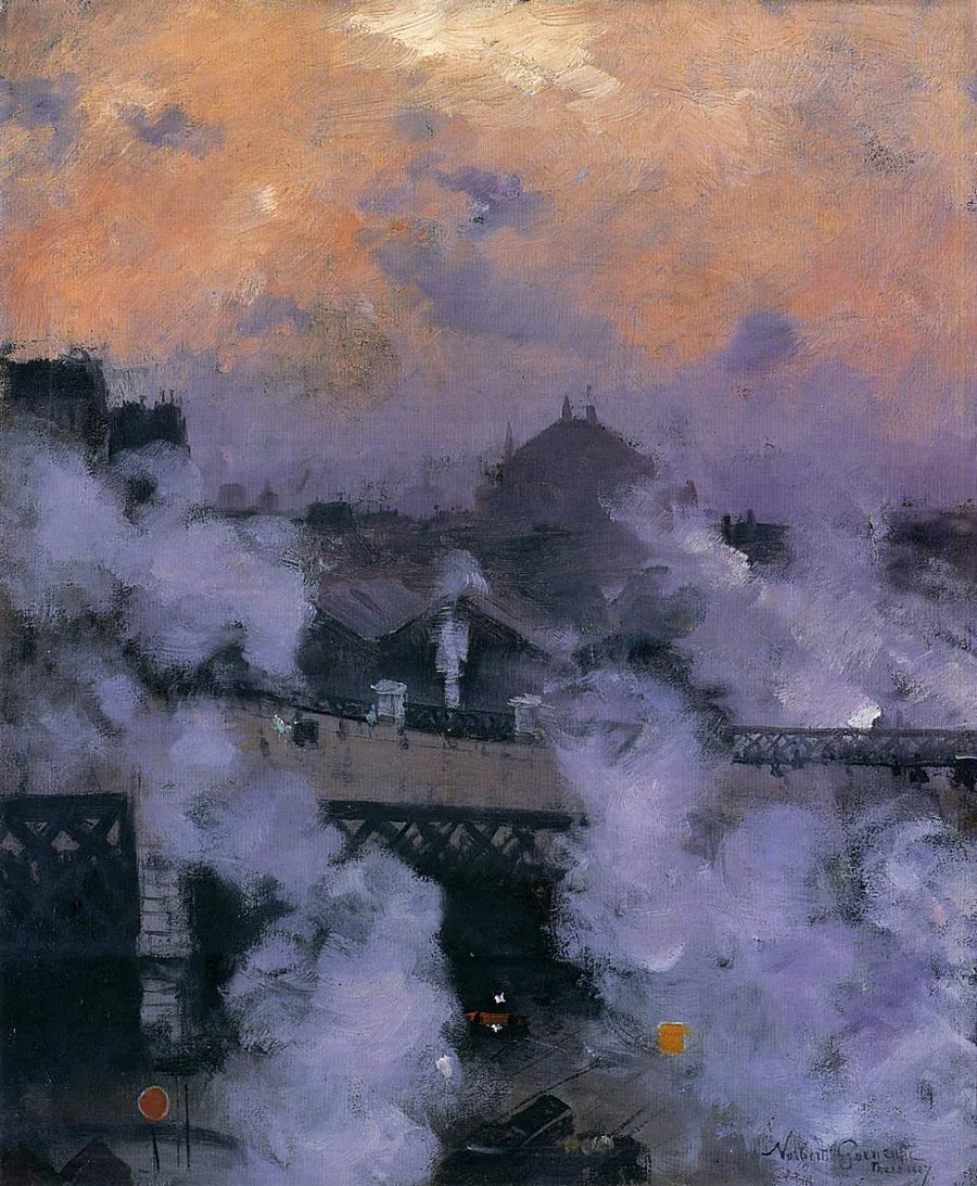 Il Ponte dell'Europa di notte - Norbert Gœneutte