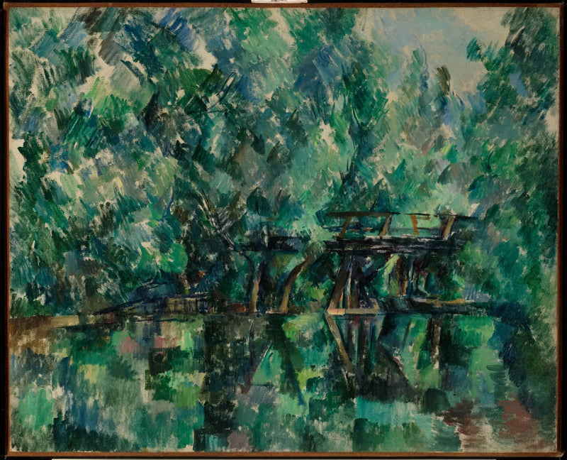 Il ponte dell'isola Machefer a Saint-Maur-des-Fossés - Paul Cézanne