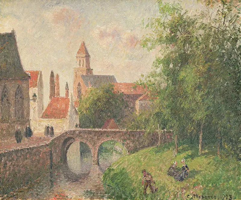Il Ponte della Chiave a Bruges, Belgio - Camille Pissarro