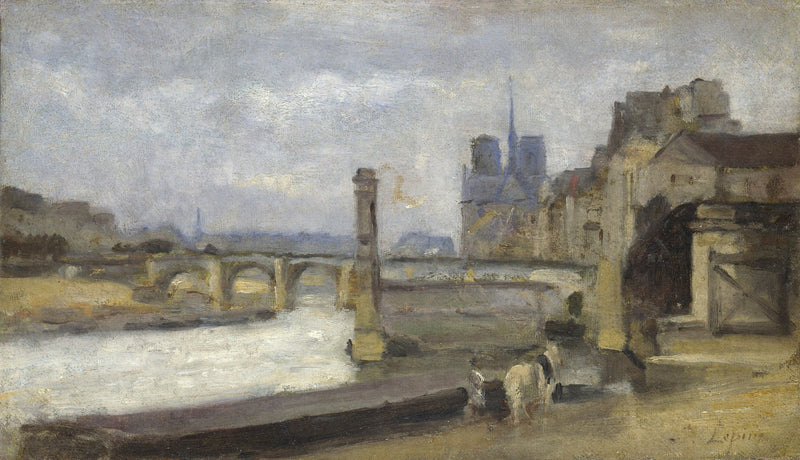 Il Ponte della Tournelle, Parigi - Stanislas Lépine