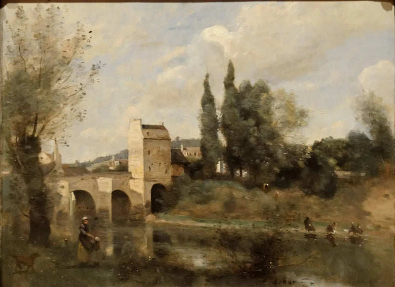 Il ponte di Mantes - Jean-Baptiste Camille Corot