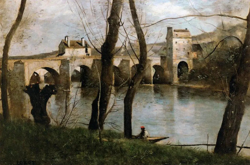Il Ponte di Mantes - Jean-Baptiste Camille Corot