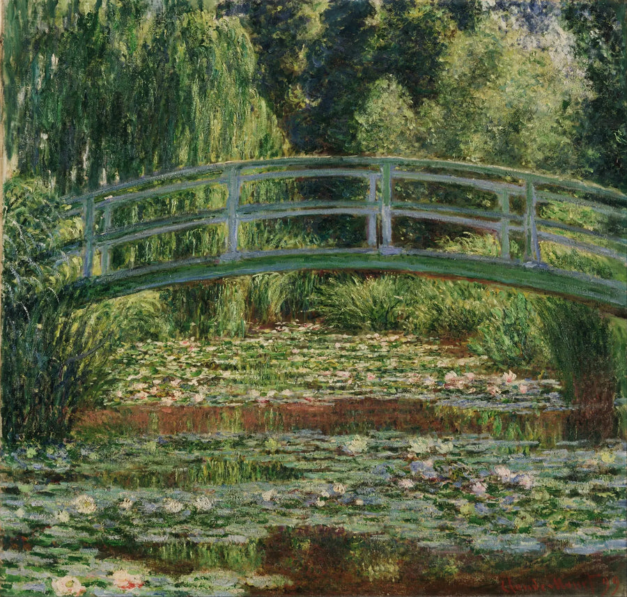 Il ponte giapponese e la piscina di ninfee, Giverny - Claude Monet