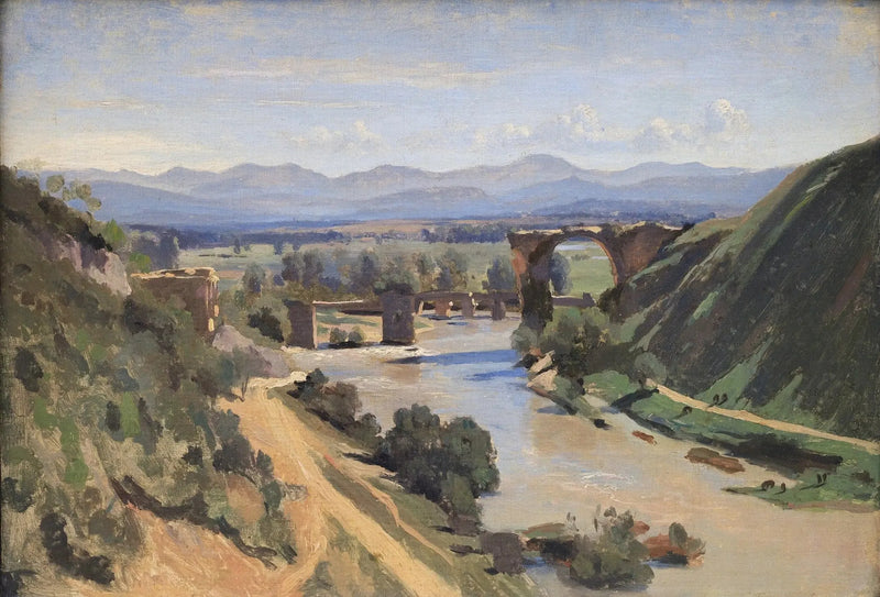 Il Ponte di Narni - Jean-Baptiste Camille Corot
