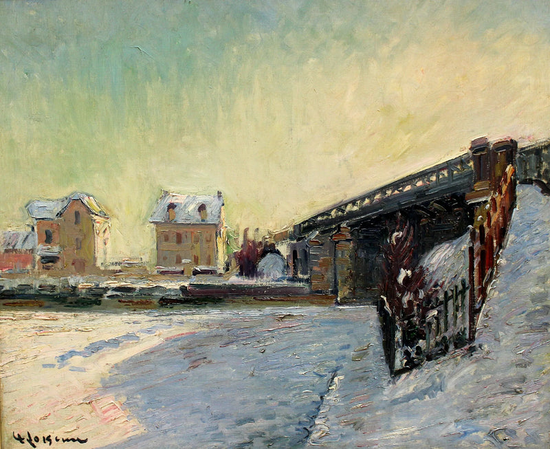 Il ponte di Saint-Ouen - Gustave Loiseau