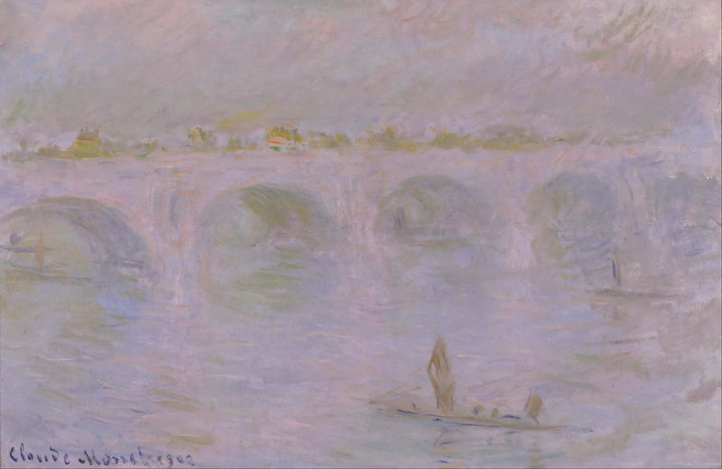 Il ponte di Waterloo a Londra - Claude Monet