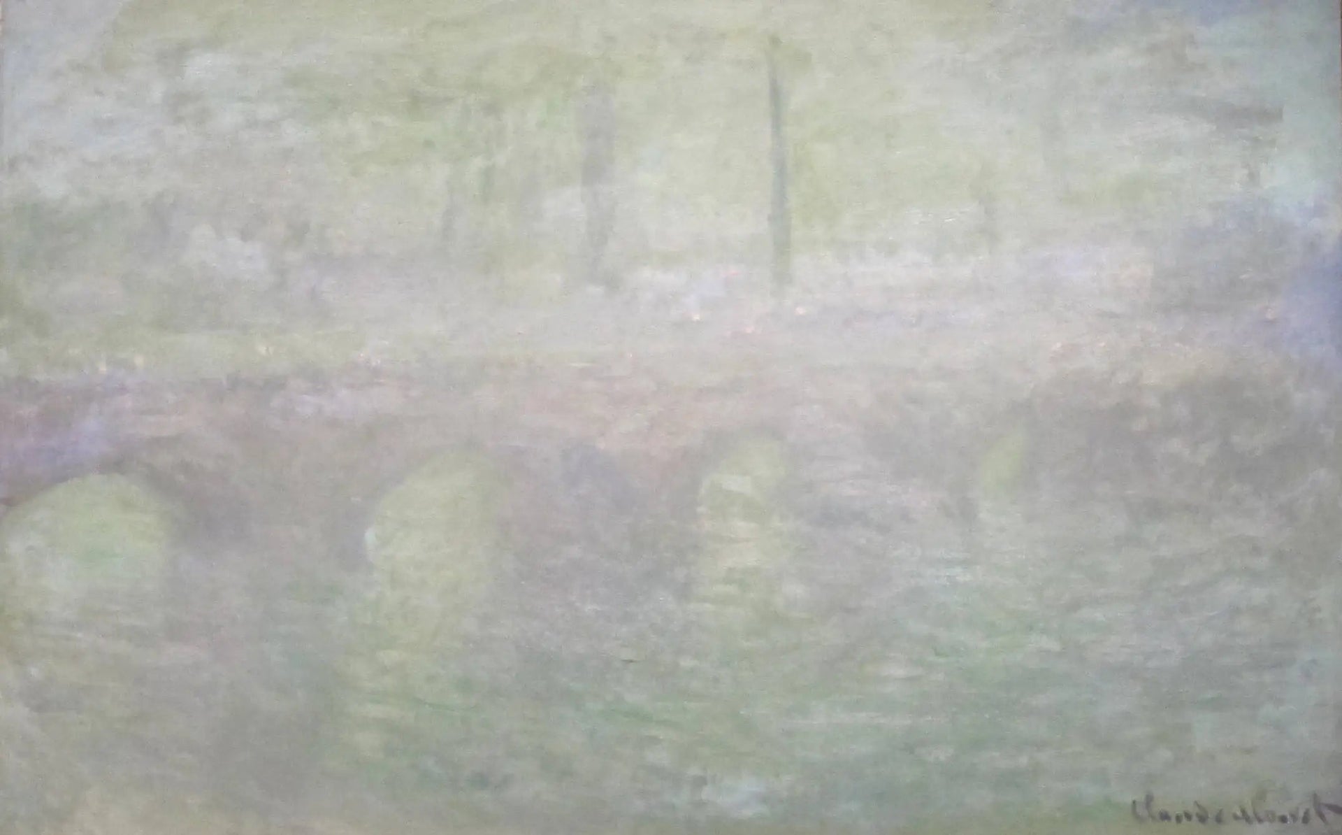 Le pont de Waterloo, à Londres, à Dusk - Claude Monet image 1 reproduction de peinture à l’huile