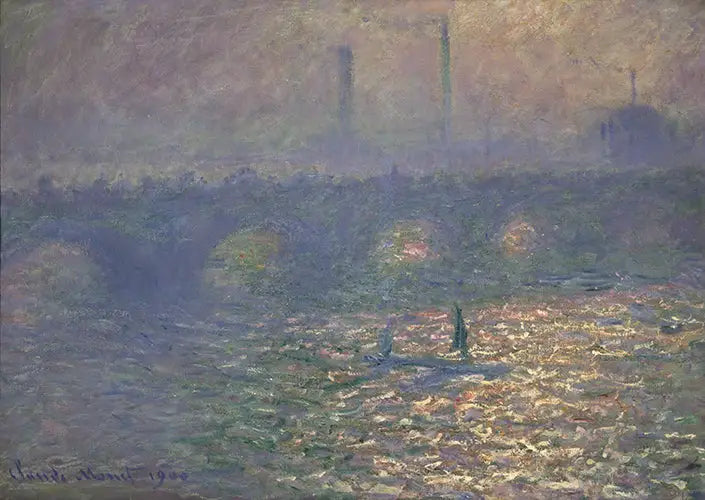 Il ponte di Waterloo - Claude Monet