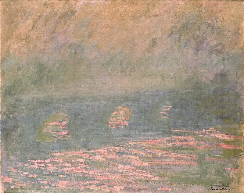 Il ponte di Waterloo - Claude Monet