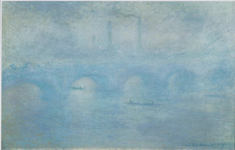 Il Ponte di Waterloo. Effetto nebbia - Claude Monet