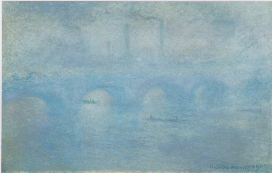 Il Ponte di Waterloo. Effetto nebbia - Claude Monet