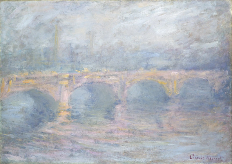 Il ponte di Waterloo, effetto rosa - Claude Monet