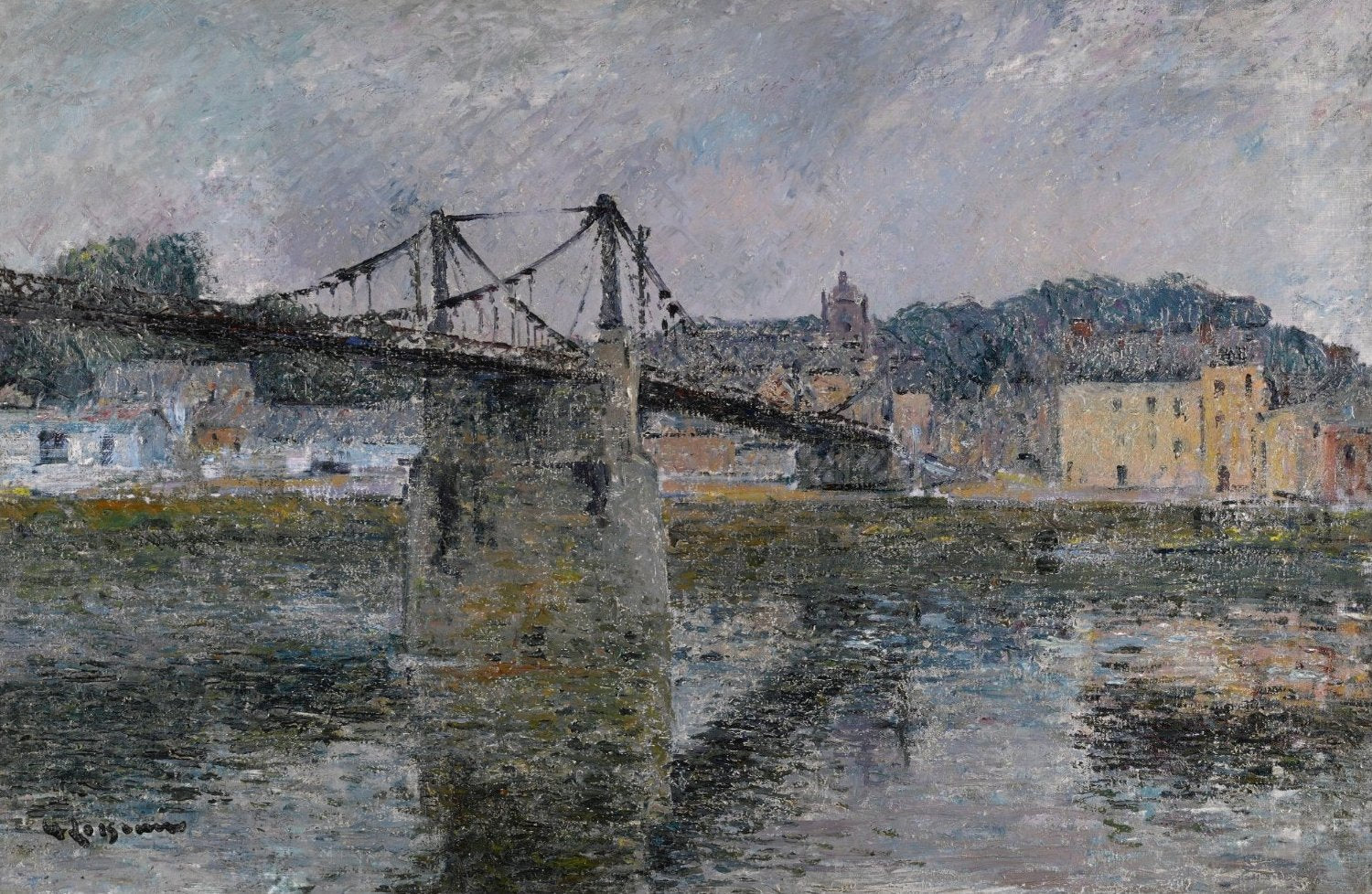 Le Pont d’Elbeuf - Gustave Loiseau - Alpha Reproduction