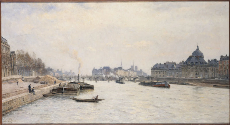Il ponte delle Arti, vista dal ponte Reale - Stanislas Lépine