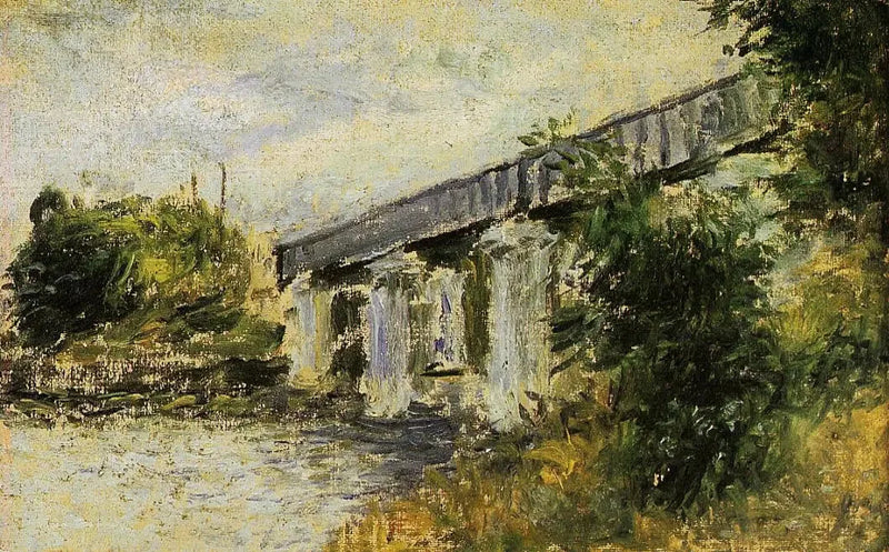 Il Ponte della ferrovia ad Argenteuil - Claude Monet