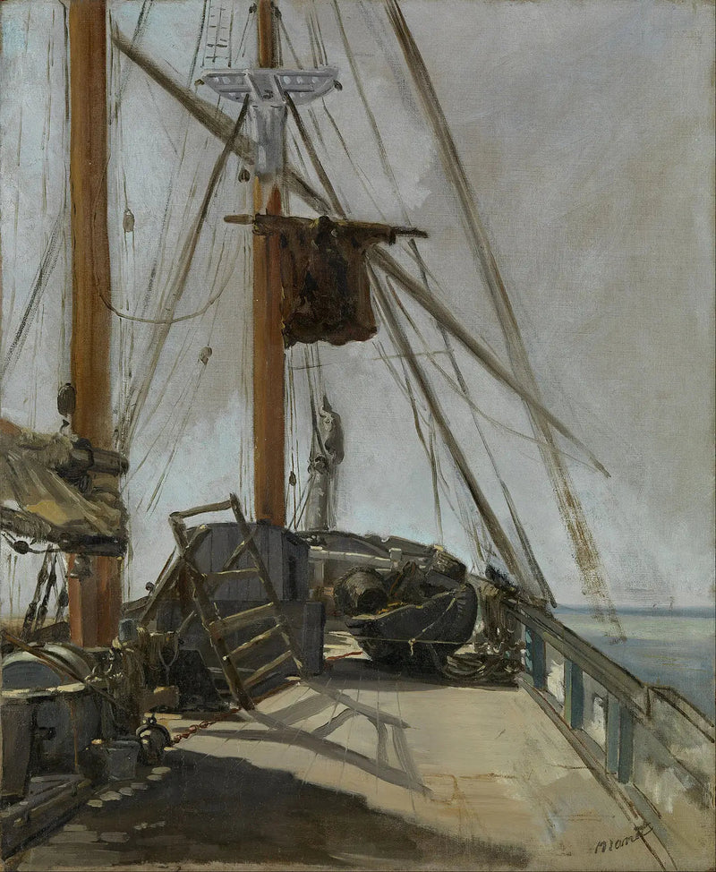 Il ponte della nave - Édouard Manet