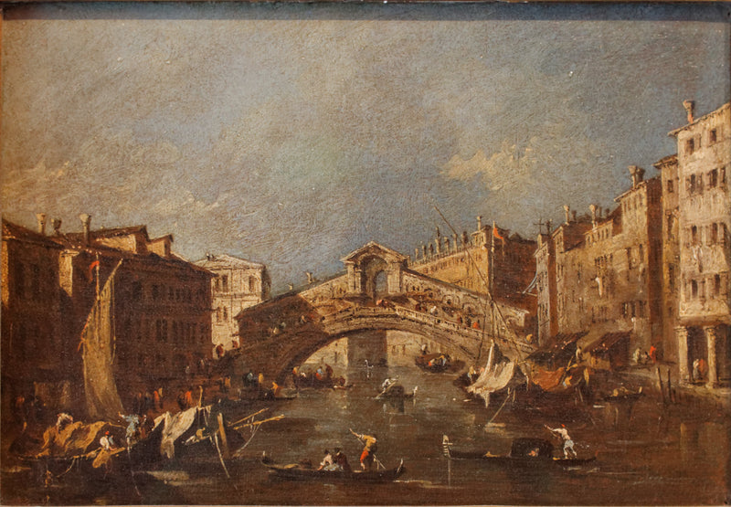 Il Ponte di Rialto a Venezia - Francesco Guardi