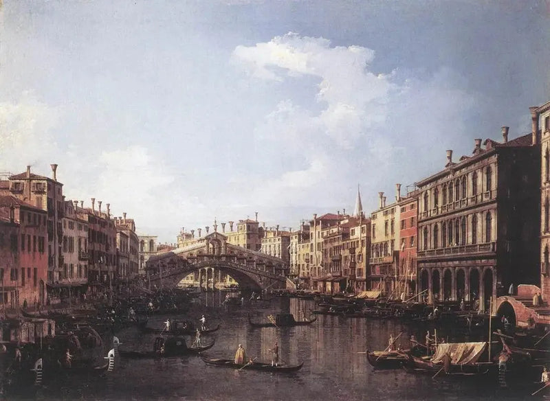 Il Ponte di Rialto dal sud - Canaletto