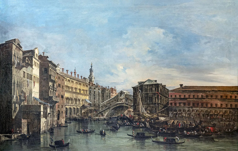 Il ponte di Rialto - Francesco Guardi