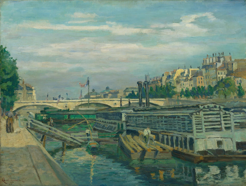 Il ponte Louis-Philippe a Parigi - Armand Guillaumin