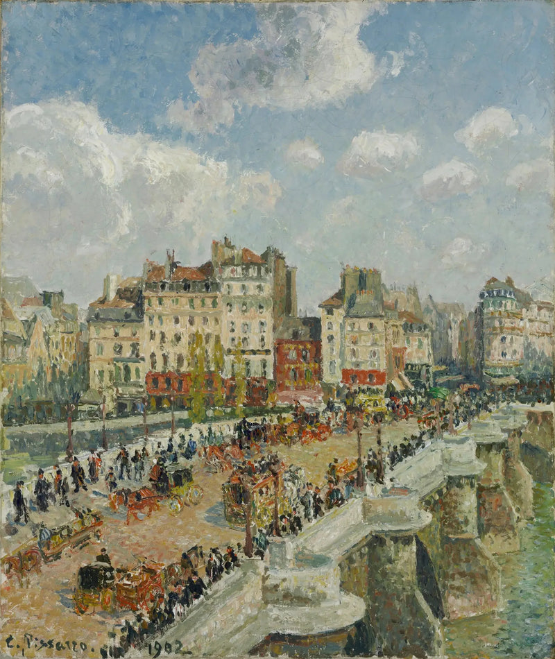 Il Ponte Nuovo, Sole (Seconda serie) - Camille Pissarro