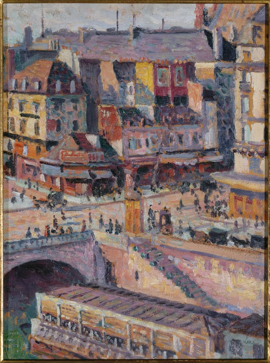 Il ponte Saint-Michel e il quai des Orfèvres verso 1905 - Maximilien Luce