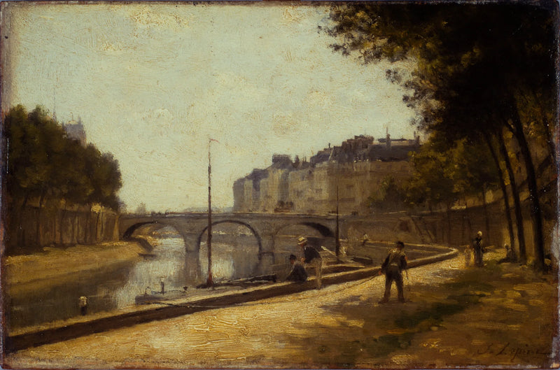 Il ponte Saint-Michel - Stanislas Lépine