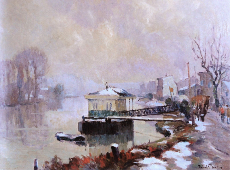 Il pontile - Robert Antoine Pinchon