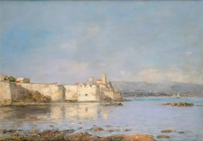 Il Porto di Antibes - Eugène Boudin