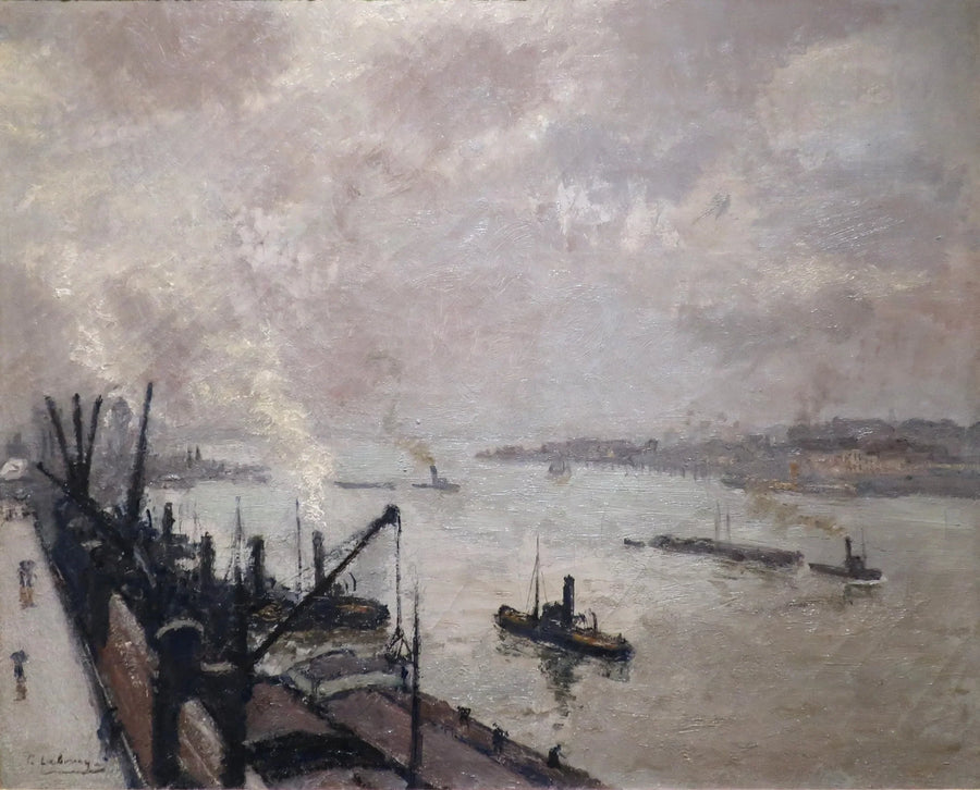 Il porto di Anversa - Albert Lebourg