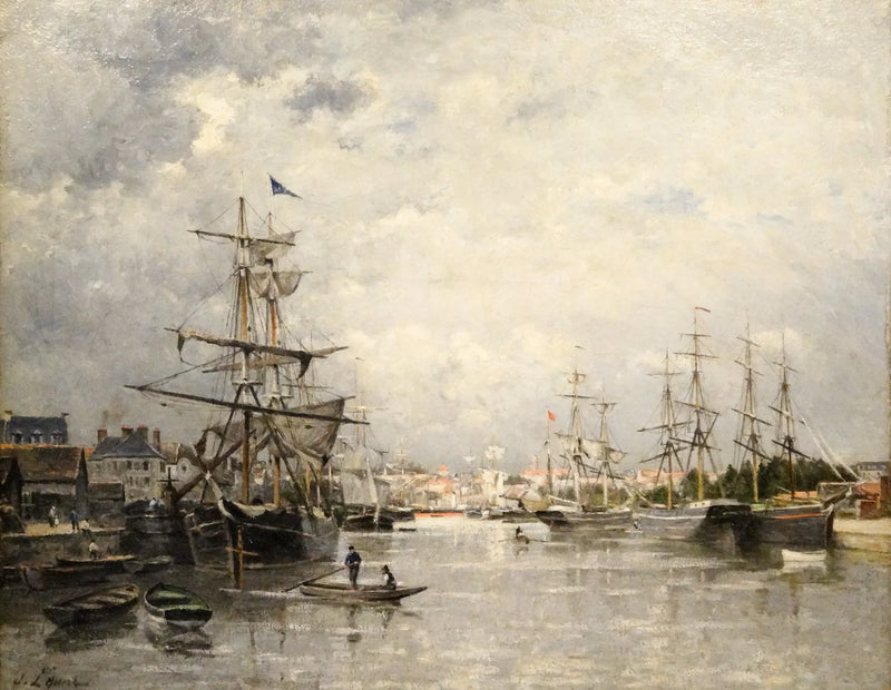 Il porto di Caen - Stanislas Lépine