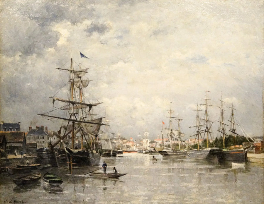 Il porto di Caen - Stanislas Lépine