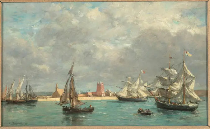 Il Porto di Camaret - Eugène Boudin