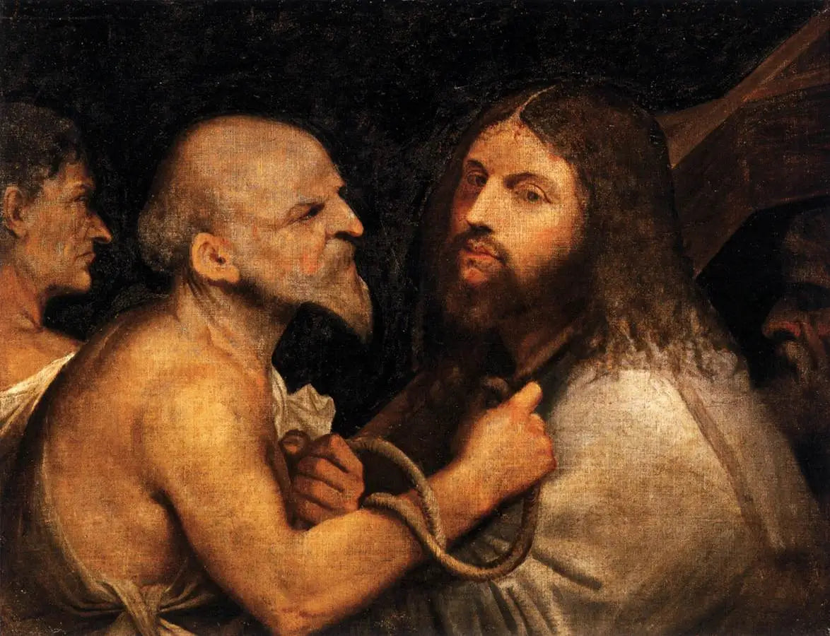 Le port de croix - Titian - Alpha Reproduction