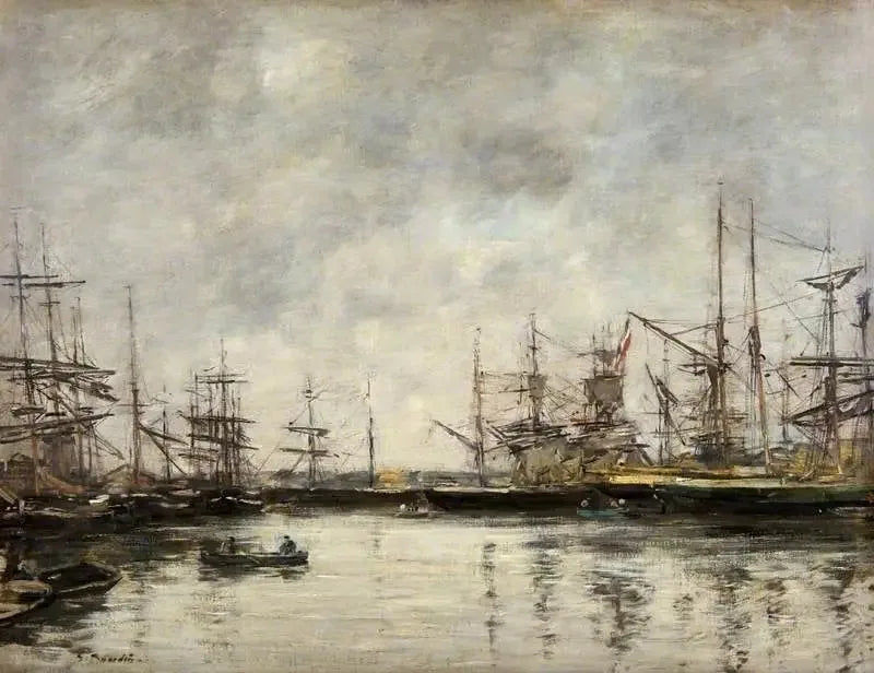 Il porto di Deauville - Eugène Boudin
