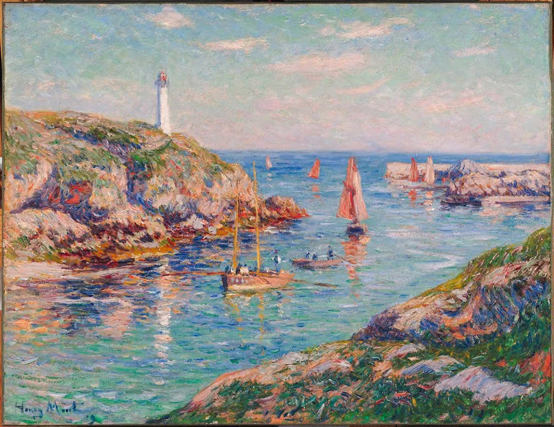 Il porto di Douvelan - Henry Moret
