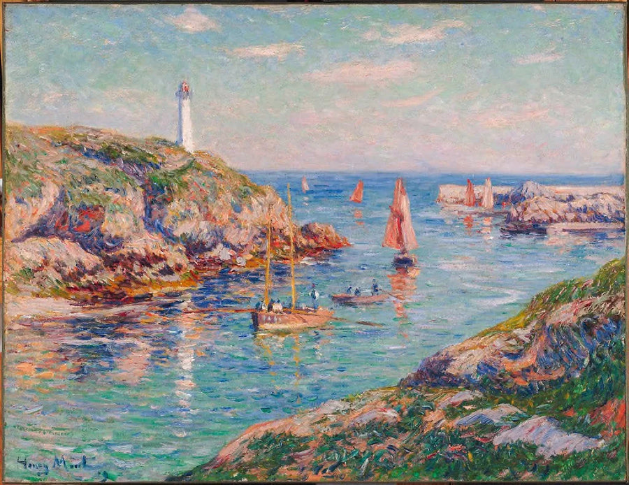 Il porto di Douvelan - Henry Moret